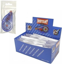 Cinta Correctora 5mmx12m INSTANT Pack 12 para correcciones rápidas Imagen principal del producto