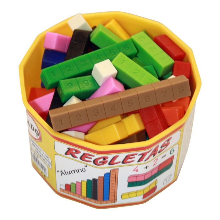 REGLETAS 52 PIEZAS METODO METODO PIO PIO Nº4 | 1 UNIDADES | (LADO, TECNICAS EDUCATIVAS S,A,)