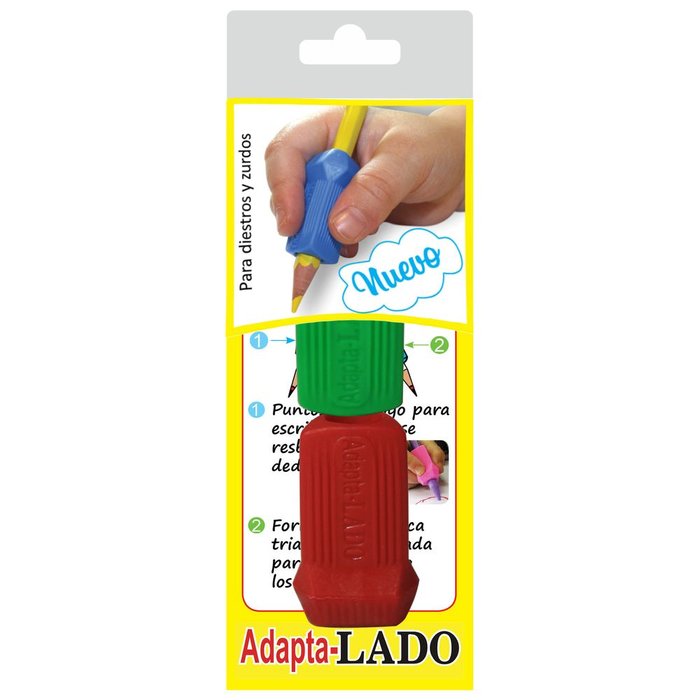 ADAPTADOR PARA LAPIZ LADO 3 UNIDADES BLISTER | 1 UNIDADES | (LADO, TECNICAS EDUCATIVAS S,A,) Imagen principal del producto