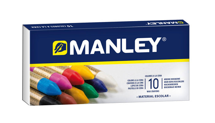 CERA MANLEY 10 COLORES REF 110 | 1 UNIDADES | (MANLEY PRODUCTOS, S,A,) Imagen principal del producto