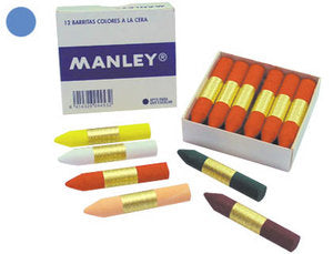 CERA MANLEY Nº 18 AZUL ULTRAMAR | 12 UNIDADES | (MANLEY PRODUCTOS, S,A,) Imagen principal del producto