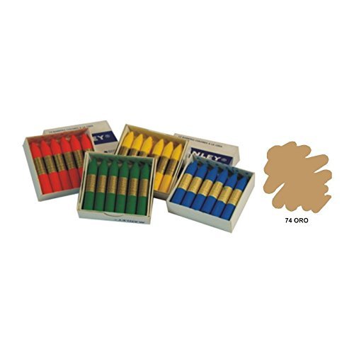 C/12 Ceras Manley Unicolor Nº74 Oro
