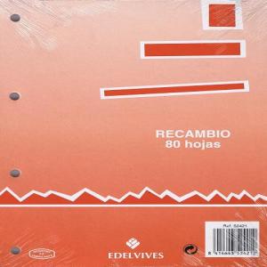 RECAMBIO 4º N 47 4T 80H | 1 UNIDADES | (EDELVIVES PAPELERIA)