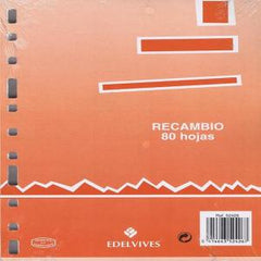 RECAMBIO 4º N 46 11T 80H | 1 UNIDADES | (EDELVIVES PAPELERIA)
