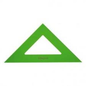ESCUADRA FABER 16CM VERDE 566-16 | 5 UNIDADES | (FABER CASTELL)