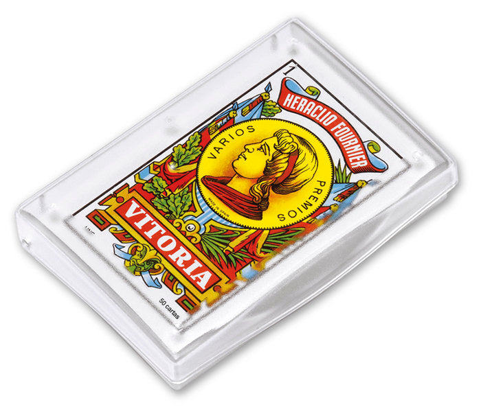 BARAJA CARTAS ESPAÑOLA 27/50 C/PLASTICO | HERACLIO FOURNIER, S,A, | 1 UNIDAD | 8420707006457 Imagen principal del producto
