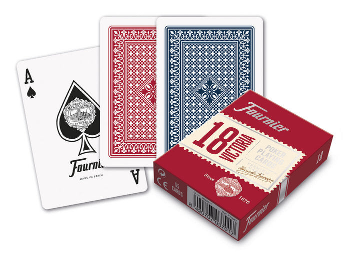 BARAJA CARTAS POKER INGLES 18/55 55 CARTAS | HERACLIO FOURNIER, S,A, | ENVASE 12 UDS. UNIDAD | 38420707037018