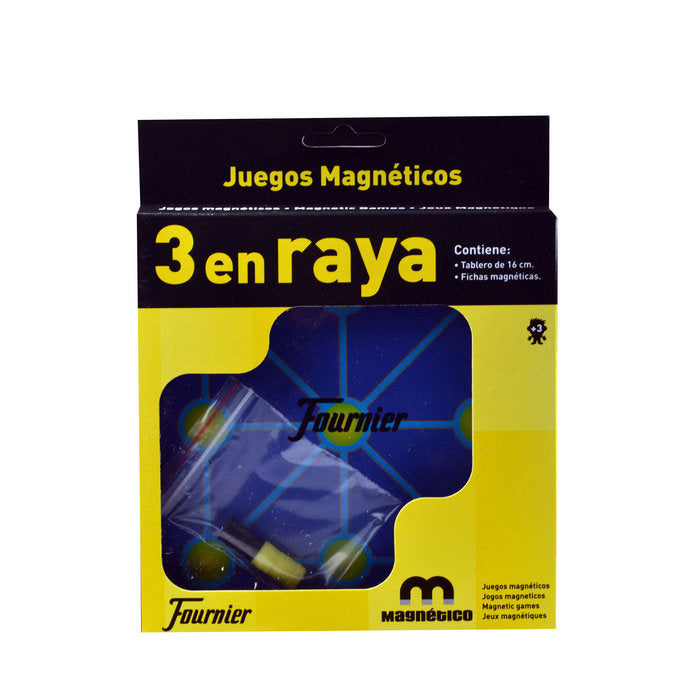 JUEGO MAGNETICO 3 EN RAYA | HERACLIO FOURNIER, S,A, | 1 UNIDAD | 8420707328436 Imagen principal del producto