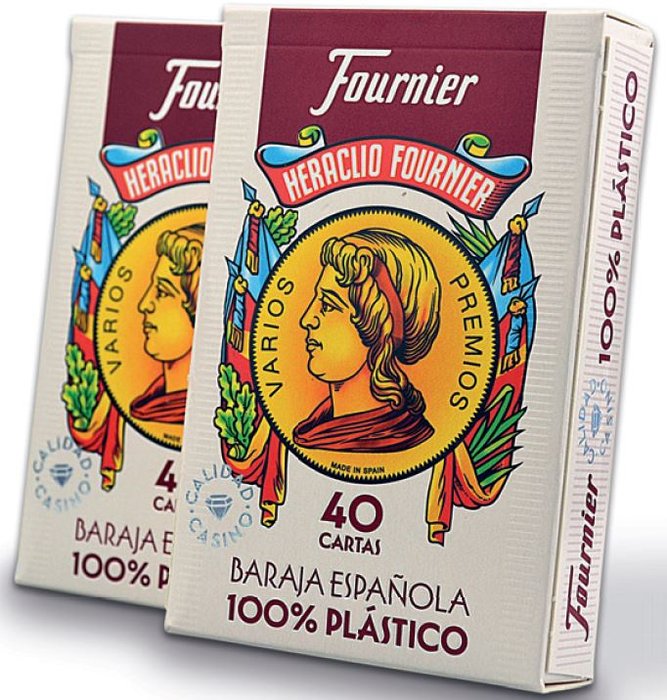 BARAJA ESPAÑOLA 2100 100% PLASTICO DE 40 CARTAS | HERACLIO FOURNIER, S,A, | 1 UNIDAD | 8420707451929