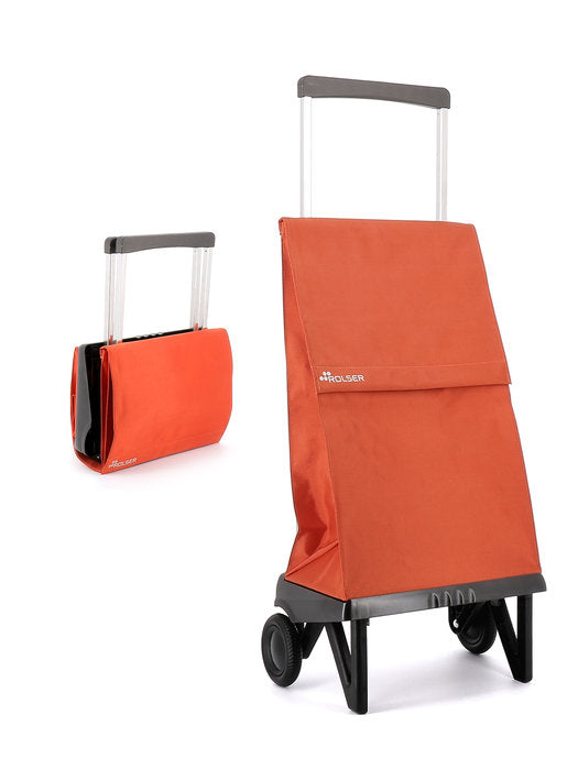 Carro compra tipo bolso 2R Pleg Plegamatic original naranja