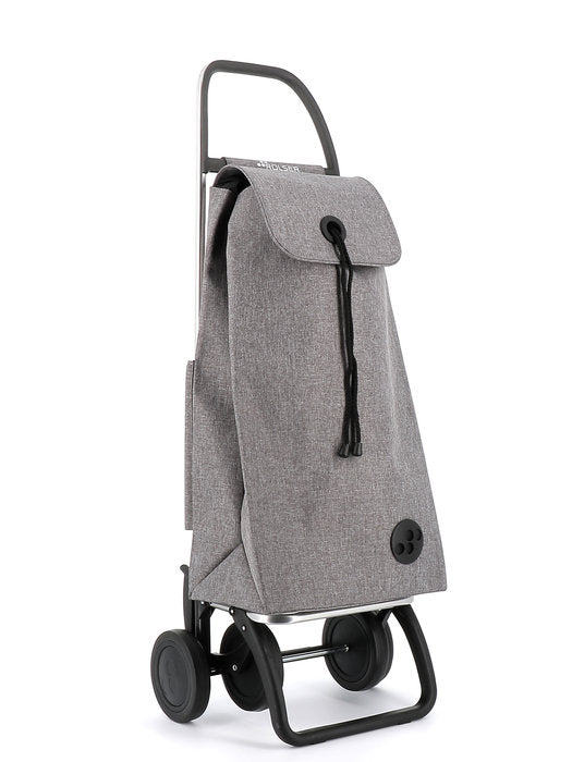 Carro compra saco 4 ruedas Gris Rolsar