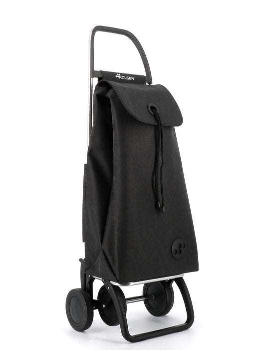 Carro compra tipo saco 4 ruedas I-max Tweed negro ROLSER Imagen principal del producto