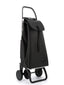 Carro compra tipo saco 4 ruedas I-max Tweed negro ROLSER