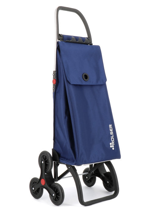 Carro compra 6 ruedas sube-escaleras plegable azul Klein ROLSER Imagen principal del producto