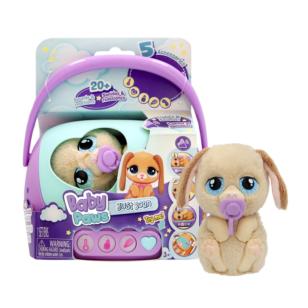 Baby Paws Just Born Cachorro IMC Games Juguete de Peluche Imagen principal del producto
