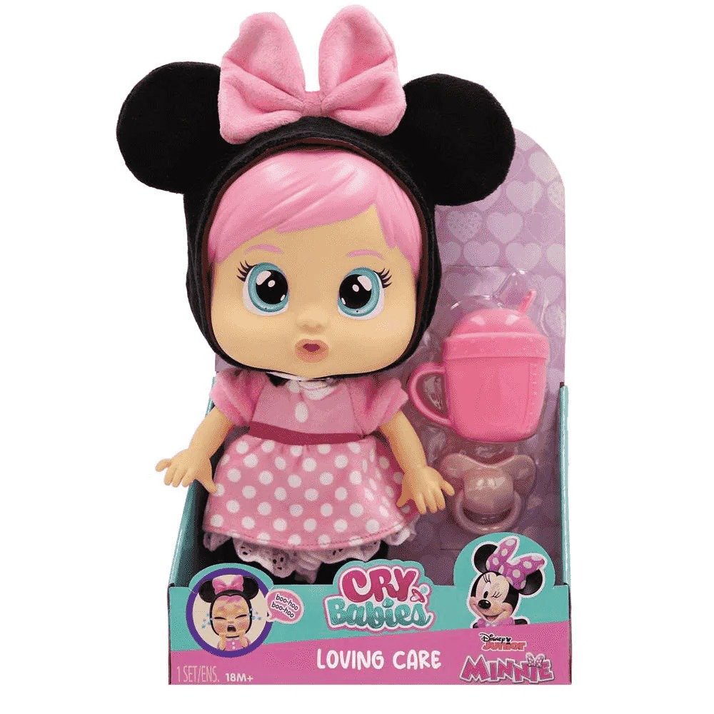 Bebes Llorones Disney Minnie Pack 12 juguetes y puzzles