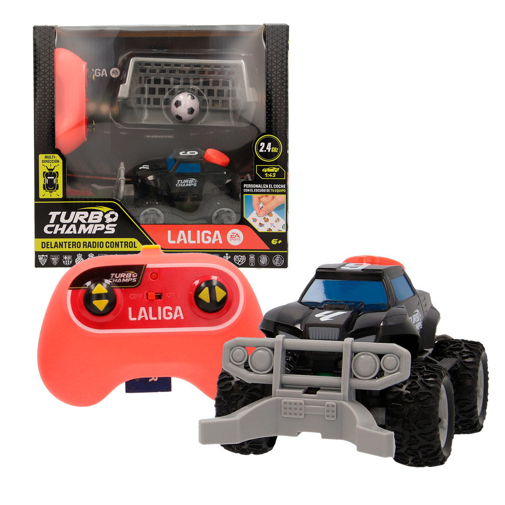 COCHE TELEDIRIGIDO TURBO CHAMPS LA LIGA | IMC GAMES | 1 UNIDAD | 8421134931343
