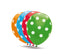 Globo 30 cm Bolsa Solapa 10 Uds Lunares Gran Festival