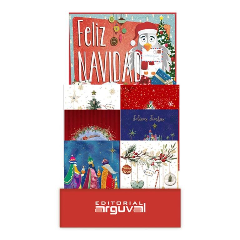EXPOSITOR 150 CHRISTMAS NAVIDAD+ OBSEQUIO 100 MINI CARD NAV | ARGUVAL, S,L, | 1 UNIDAD | 8421363381308 Imagen principal del producto