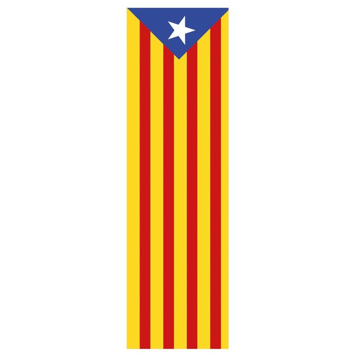 PUNTO DE LIBRO BANDERA CATALUÑA 55X180MM | 10 UNIDADES | (ARGUVAL, S,L,) Imagen principal del producto