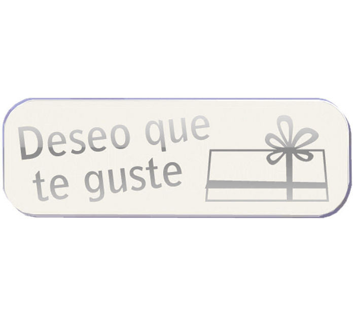 Etiquetas blancas Deseo Que Te Guste Rollo 250 unidades ARGUVAL Imagen principal del producto