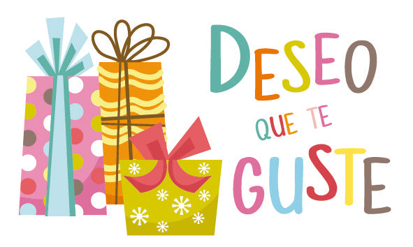 Etiquetas Adhesivas Regalos Deseo Que Te Guste Rollo 250 un Marca Arguval