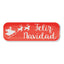 ROLLO 250 ETIQUETAS ROJAS FELIZ NAVIDAD | ARGUVAL, S,L, | 1 UNIDAD | 8421363412439