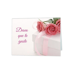 MINI CARD DESEO QUE TE GUSTE | ARGUVAL, S,L, | ENVASE 25 UDS. UNIDAD | 8421363445765