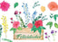 MINI CARD FLORES FELICIDADES | ARGUVAL, S,L, | ENVASE 25 UDS. UNIDAD | 8421363467057