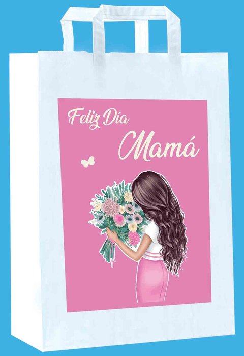 BOLSA REGALO PAPEL MAMA 12U | ARGUVAL, S,L, | 1 UNIDAD | 8421363467156 Imagen principal del producto