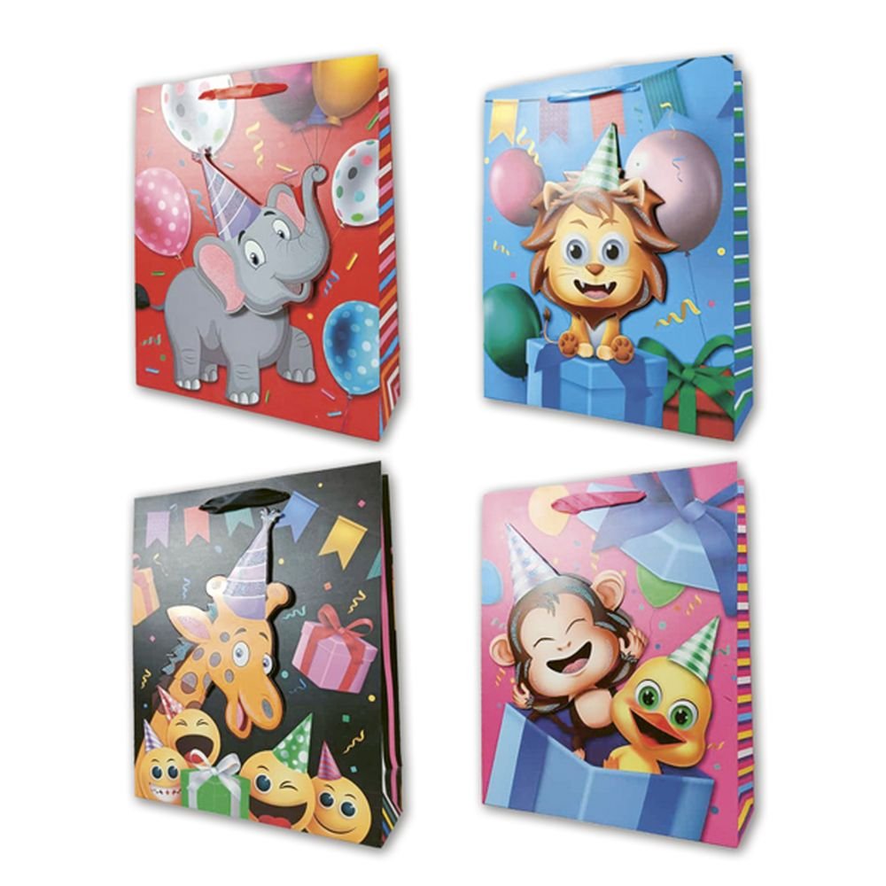 Bolsa regalo mediana infantil animales Argüval Infantil Imagen principal del producto