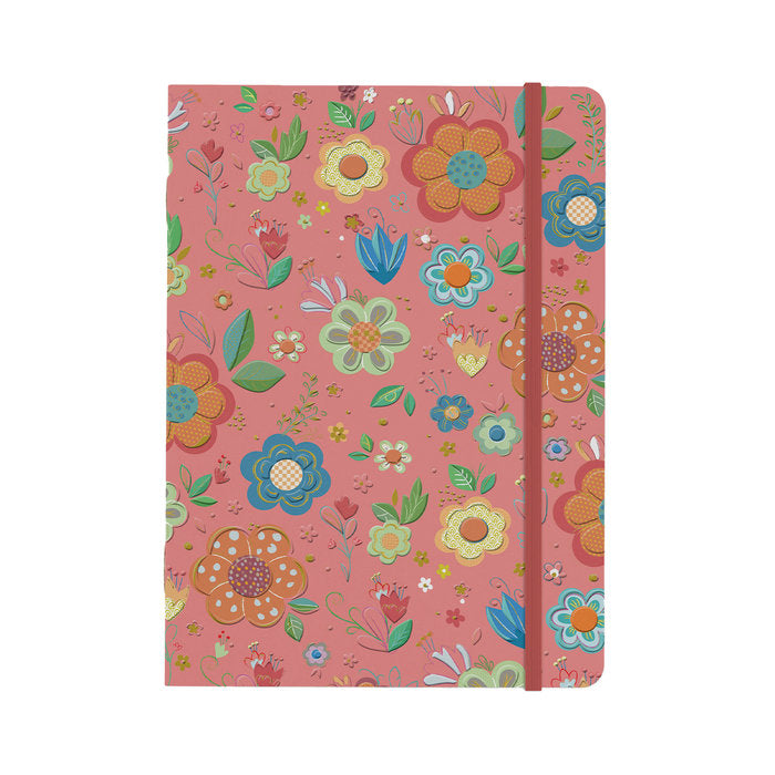Cuaderno A5 con Goma Flores Turnowsky 64 Hojas Lisas Marca Arguval Imagen principal del producto