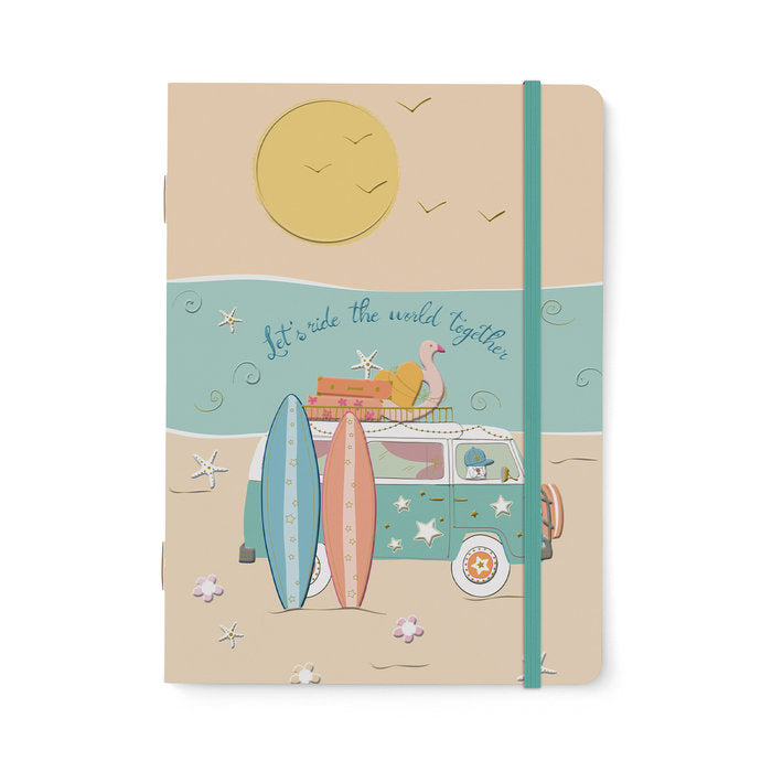Cuaderno A6 con Goma Furgoneta Turnowsky 64 Hojas Lisas Marca Arguval Imagen principal del producto