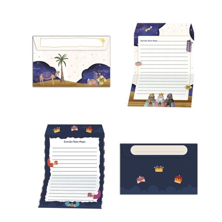 CARTAS DE REYES SOLAPA RECTA 2023 50 UNIDADES | ARGUVAL, S,L, | ENVASE 50 UDS. UNIDAD | 8421363473829