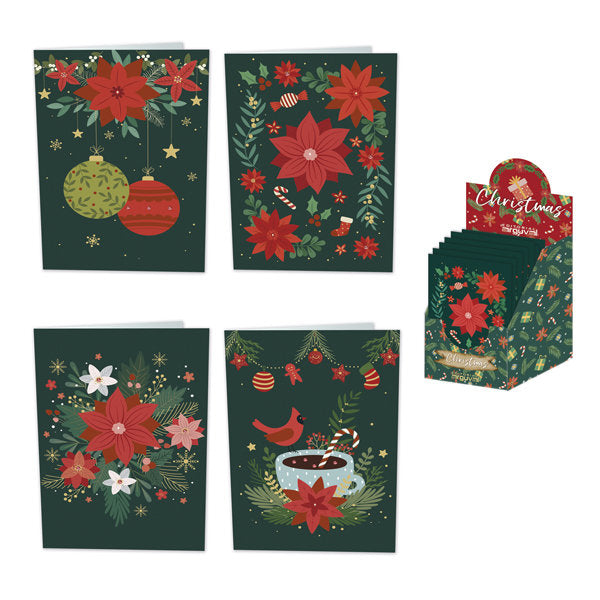 EXPOSITOR 48 CHRISTMAS FLOR PASCUA SURTIDOS | ARGUVAL, S,L, | ENVASE 48 UDS. UNIDAD | 8421363474611