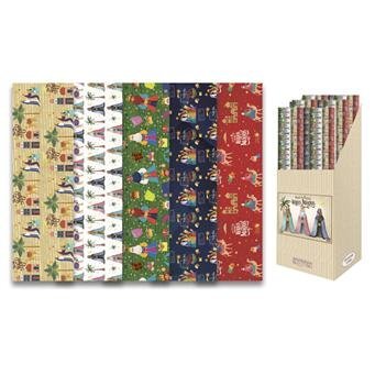 Exp 50 Rollos Papel Regalo Reyes Magos 70x100cm