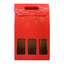 CAJA REGALO TRIPLE BOTELLAS CARTON NAVIDAD ROJO | ARGUVAL, S,L, | ENVASE 12 UDS. UNIDAD | 8421363475311