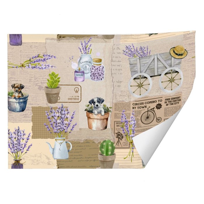EXPOSITOR 25 PLIEGO PAPEL REGALO KRAFT LAVANDA 70X100CM | ARGUVAL, S,L, | ENVASE 25 UDS. UNIDAD | 8421363475830