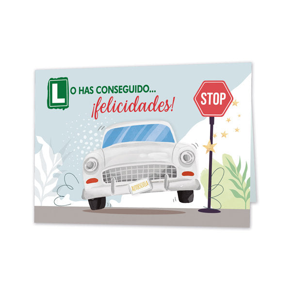 POSTAL CARNET DE CONDUCIR | ARGUVAL, S,L, | ENVASE 10 UDS. UNIDAD | 8421363476431 Imagen principal del producto