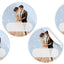 Etiquetas redondas adhesivas boda personalizables, 96 unidades (Pack 10 uds)