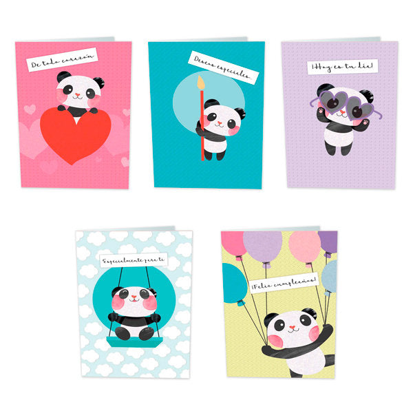 Expositor 48 Tarjetas Panda Surtidas Busquets Marca Argüval Imagen principal del producto