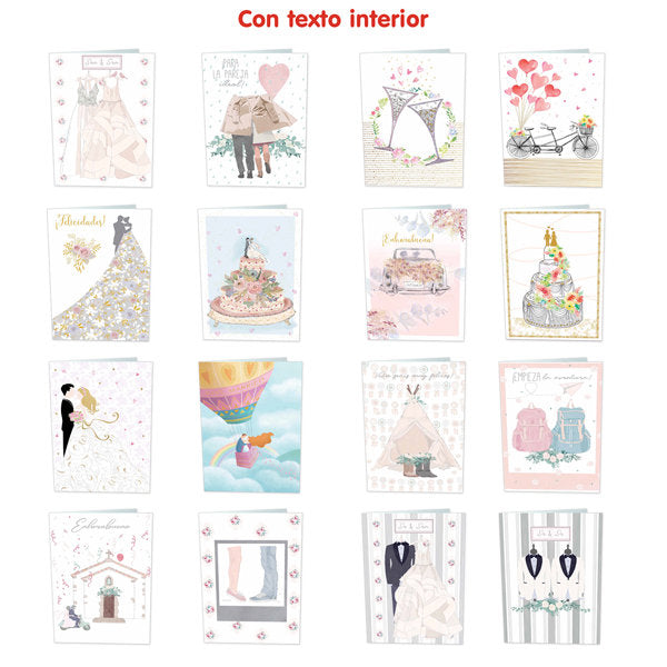 Expositor 48 Tarjetas Boda Surtido Busquets Marca Arguval Imagen principal del producto