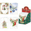 Tarjeta de Navidad diseño blanca Navidad modelos surtidos ARGUVAL pack 10 unidades