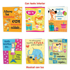 TARJETA MUSICAL SURTIDA BUSQUETS | ARGUVAL, S,L | ENVASE 20 UDS. UNIDAD | 8421363484726