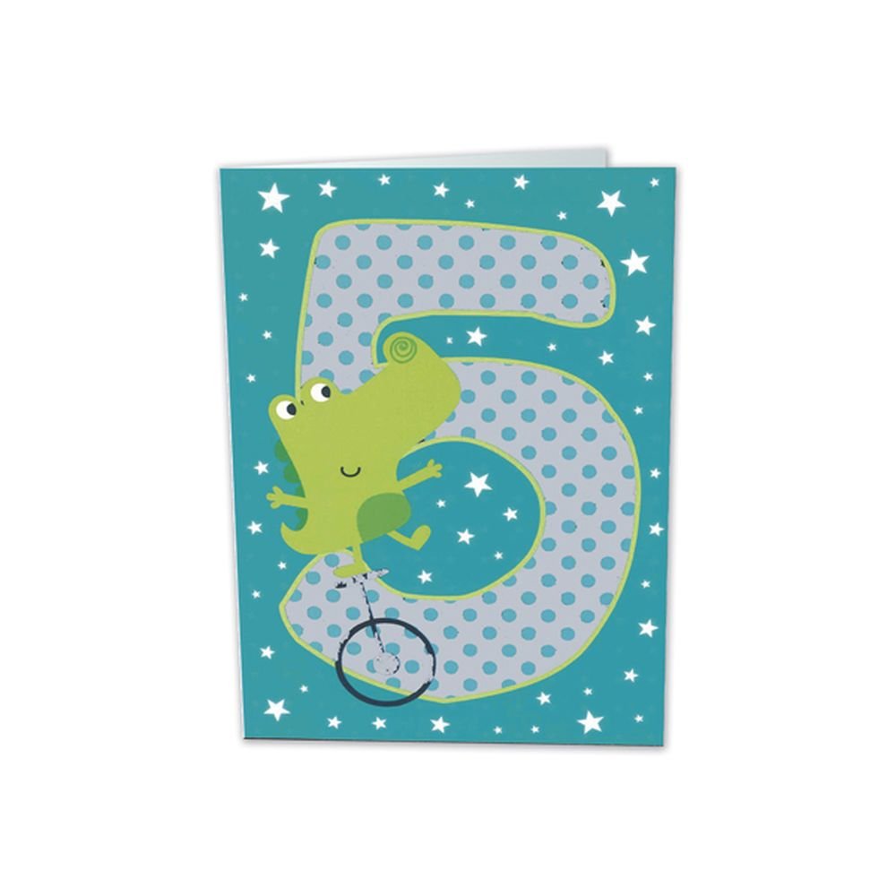 TARJETA FELICITACION 5 AÑOS BUSQUETS 6U | ARGUVAL, S,L | ENVASE 6 UDS. UNIDAD | 8421363491786 Imagen principal del producto