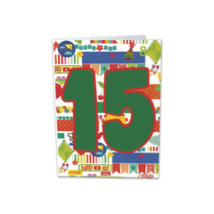 TARJETA FELICITACION 15 AÑOS BUSQUETS 6U | ARGUVAL, S,L | ENVASE 6 UDS. UNIDAD | 8421363491885