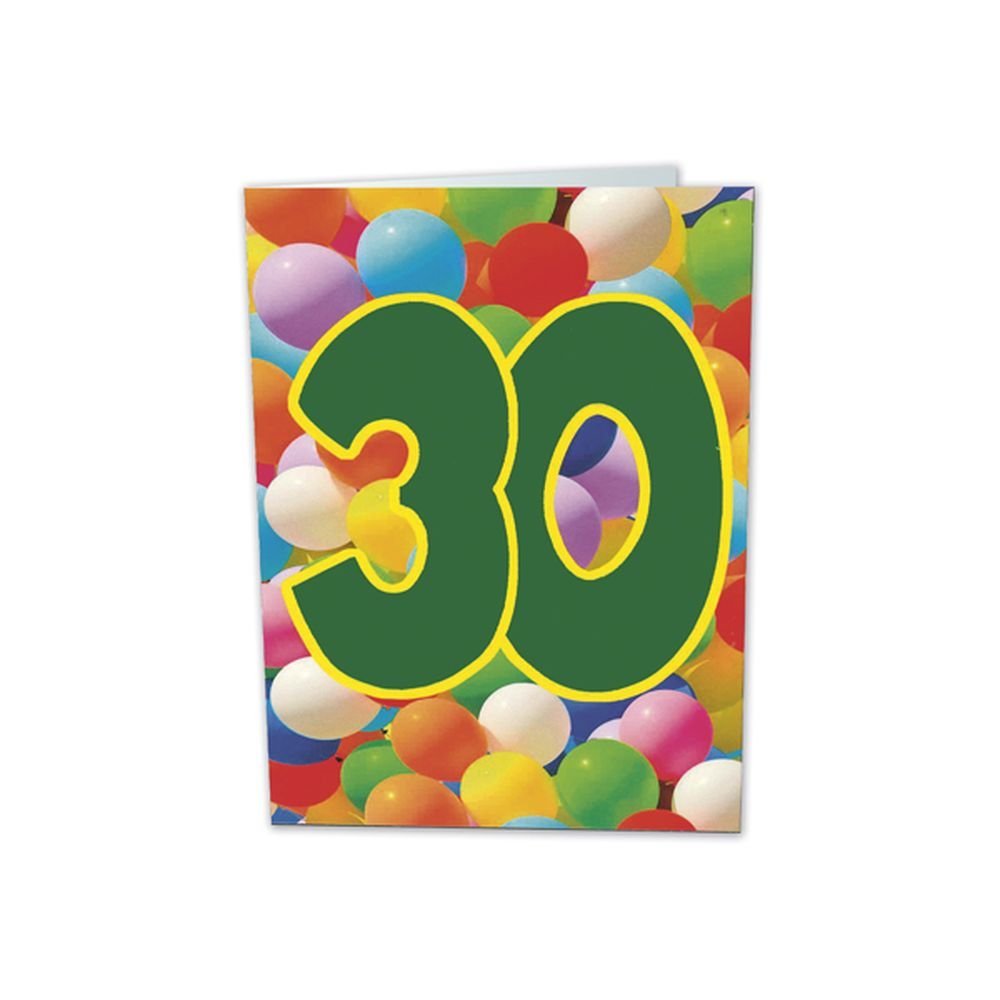 TARJETA FELICITACION 30 AÑOS BUSQUETS 6U | ARGUVAL, S,L | ENVASE 6 UDS. UNIDAD | 8421363492035 Imagen principal del producto