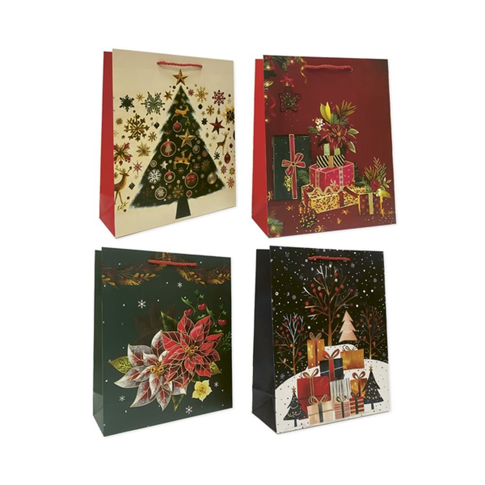BOLSA REGALO NAVIDAD PEQUEÃA 18X10X23 | ARGUVAL NAVIDAD | ENVASE 12 UDS. UNIDAD | 8421363493193 Imagen principal del producto