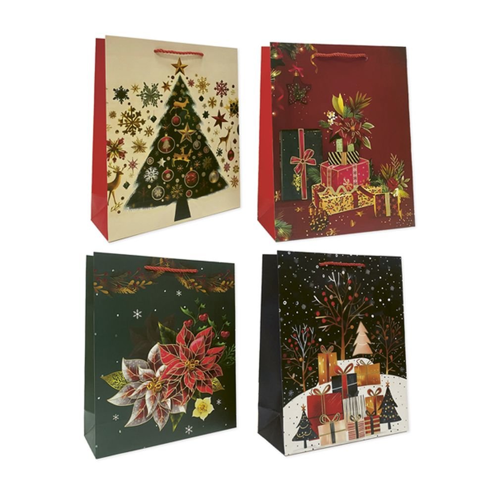BOLSA REGALO NAVIDAD MEDIANA 26X10X32 | ARGUVAL NAVIDAD | 1 UNIDAD | 8421363493230 Imagen principal del producto