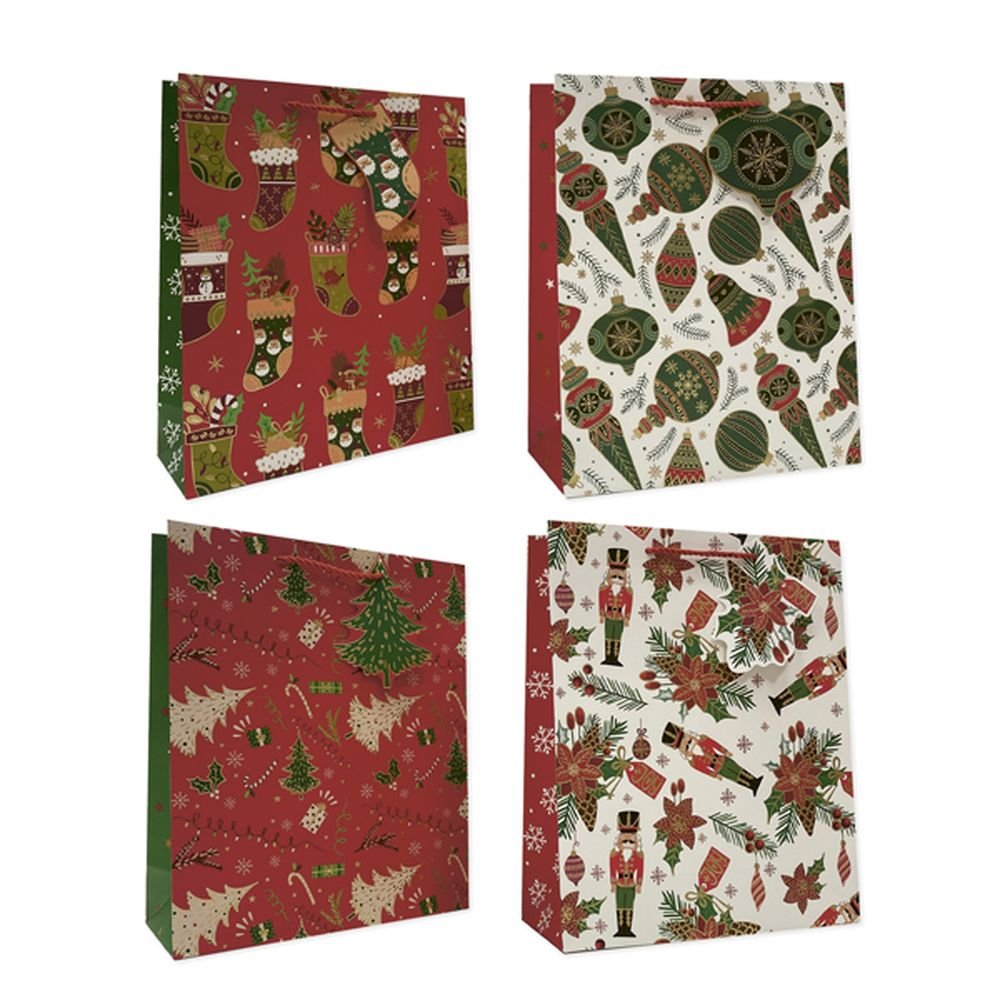 BOLSA REGALO NAVIDAD GRANDE DETALLES 30X12X40 | ARGUVAL NAVIDAD | 1 UNIDAD | 8421363493254 Imagen principal del producto